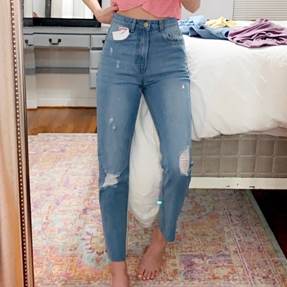 High Waist Mom Jeans
